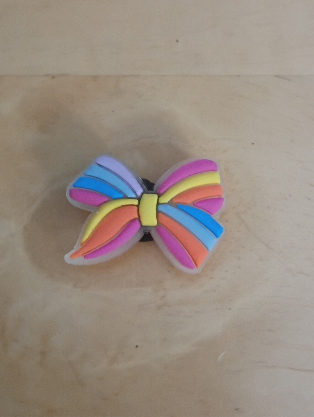 10 for $10 Jibbitz Croc Charm - Luminous Multicolored Bright Bow - Glow